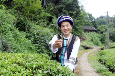 他就是恩施州鹤峰县走马镇官仓村贡献出乡村振兴的"青春力量".