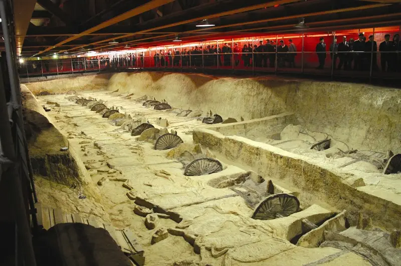 主播实地探秘荆州楚王车马阵