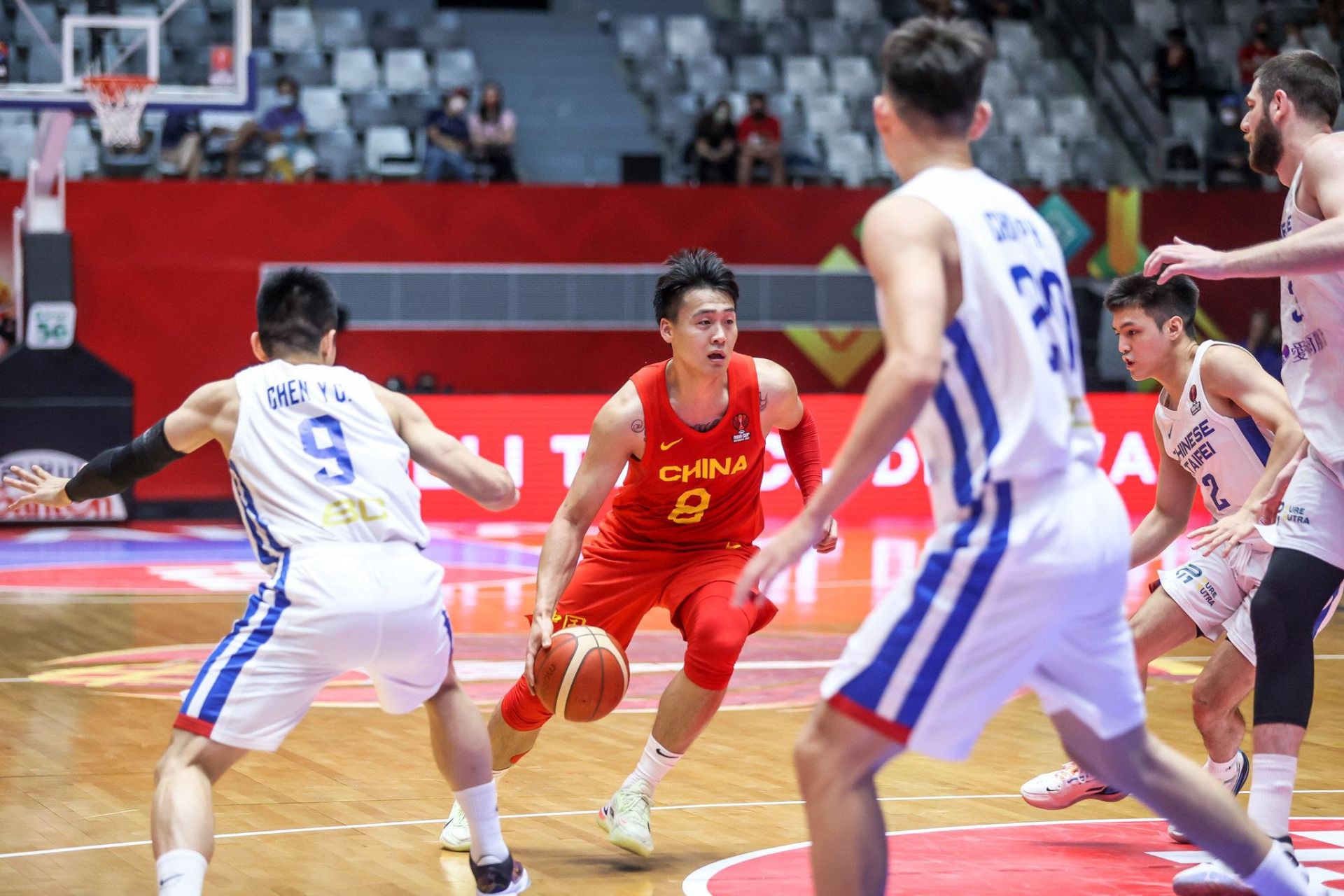 男篮亚洲杯中国队击败中国台北队获两连胜