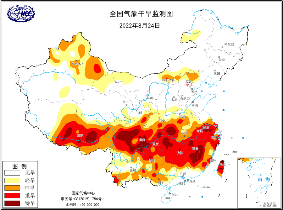 中央氣象臺發佈湖北等14省市乾旱預警大部地區仍維持高溫少雨天氣