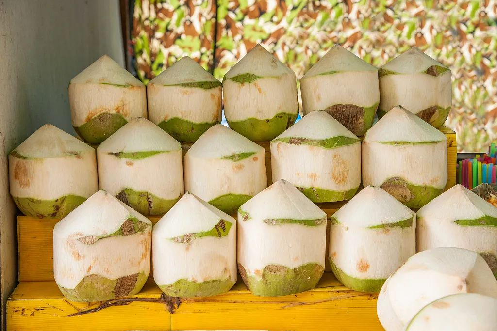 水果去皮就爱烂椰子去皮咋能跑更远呢