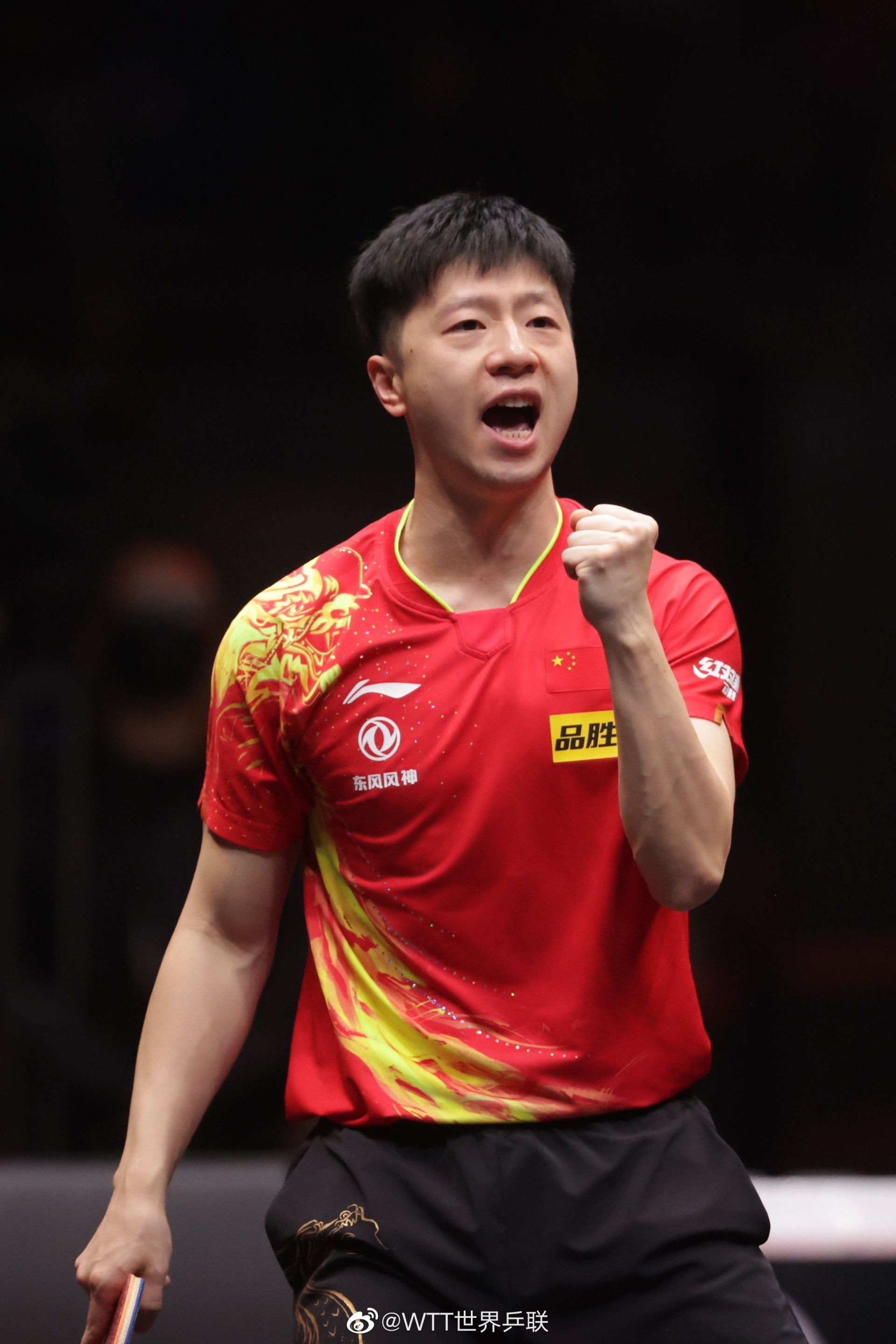 马龙32战胜林昀儒晋级新乡wtt世界杯四强