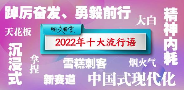 發佈2022年十大流行語:雪糕刺客,精神內耗上榜_長江雲 - 湖北網絡廣播