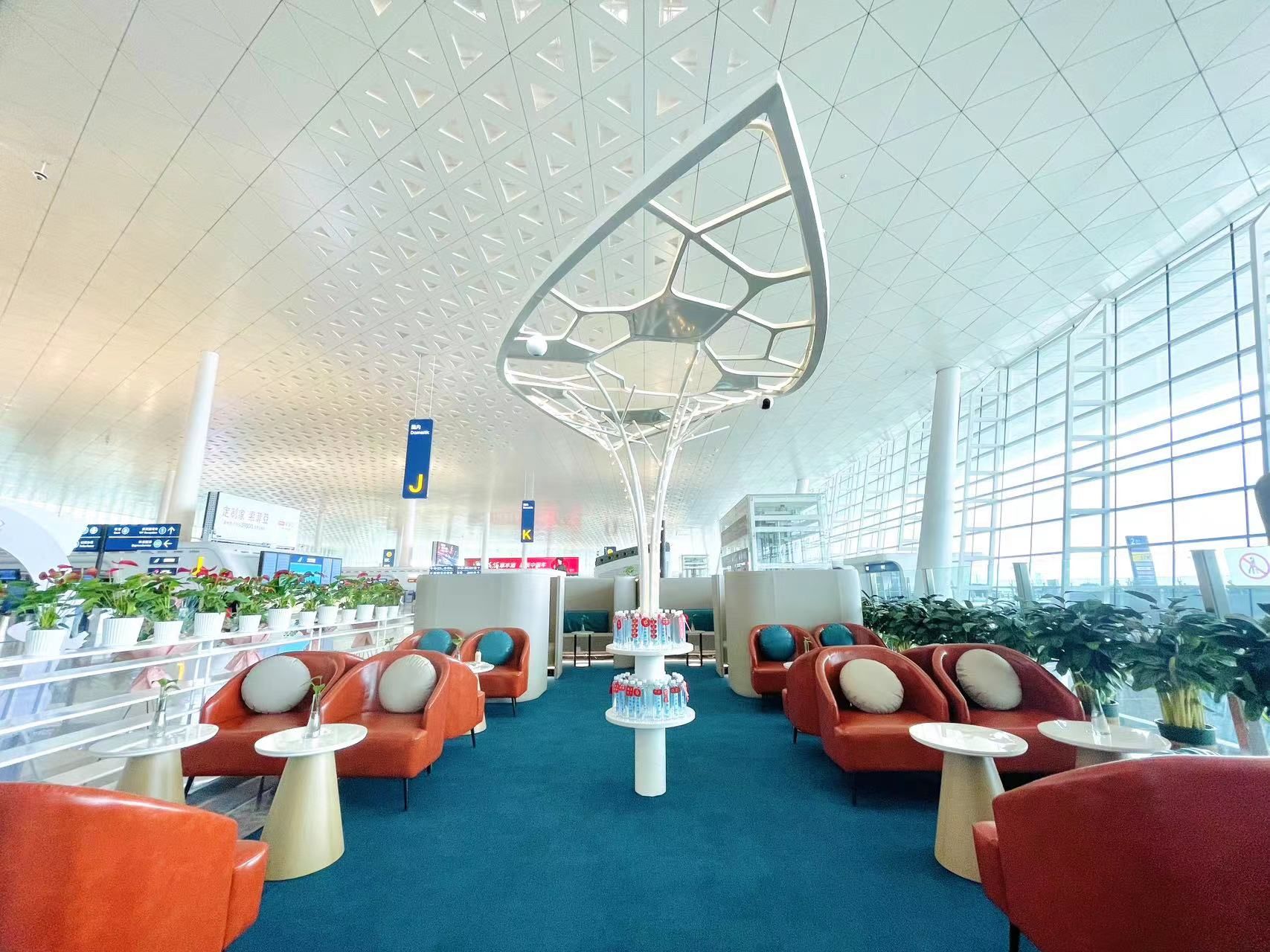 武汉天河机场t3航站楼启用新的贵宾接待处