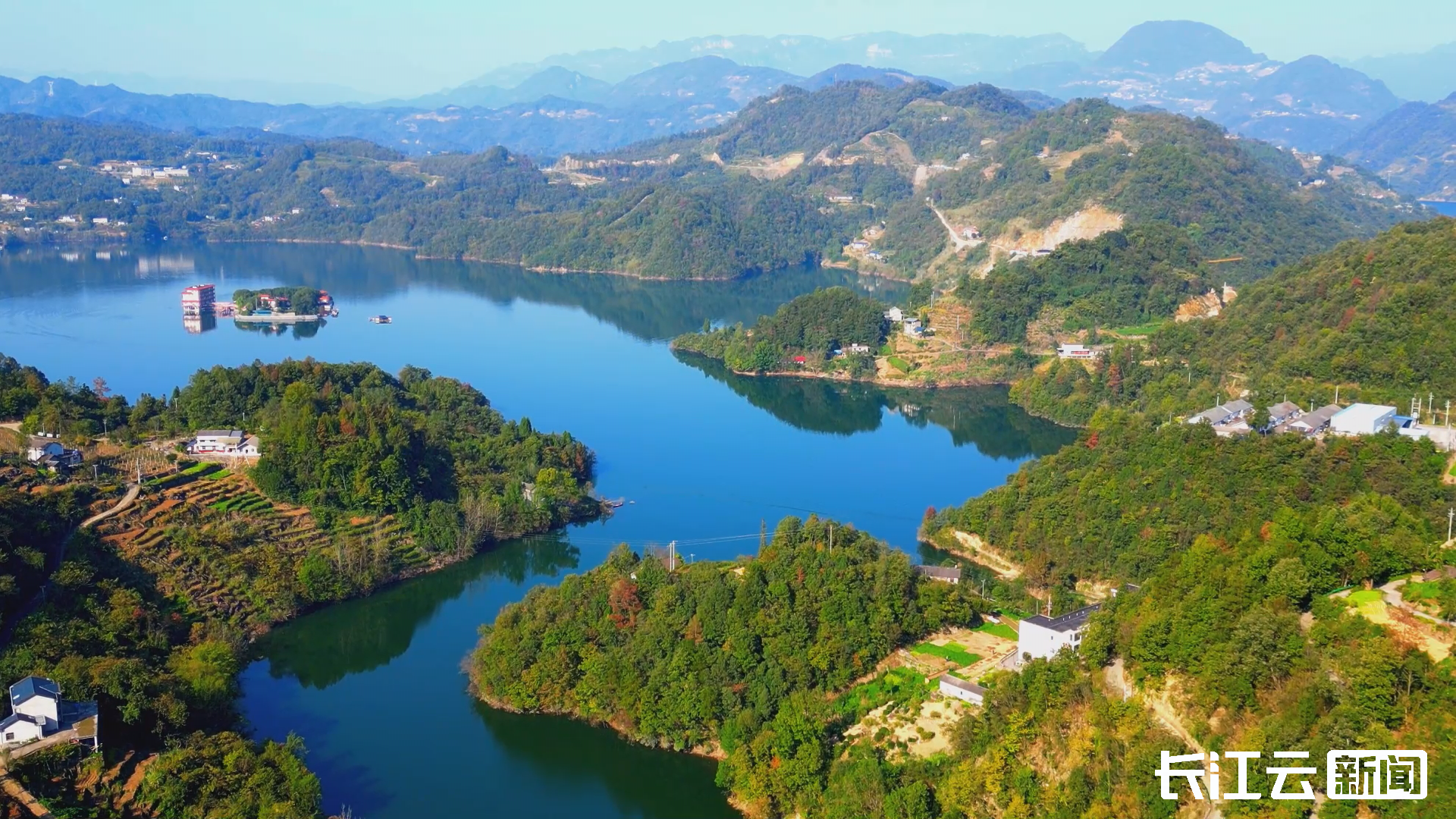 宜昌长阳都镇湾镇峡洞岩桥试通车_长江云 - 湖北网络广播电视台官方