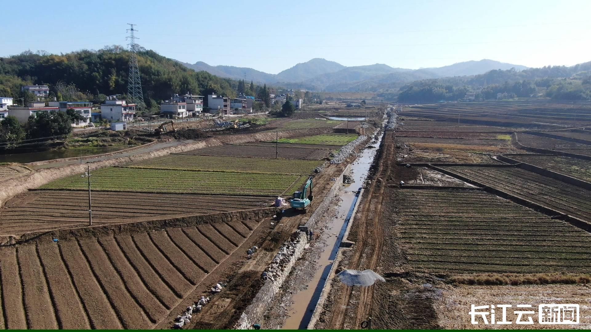 湖北黃岡浠水建設高標準農田讓糧田變良田