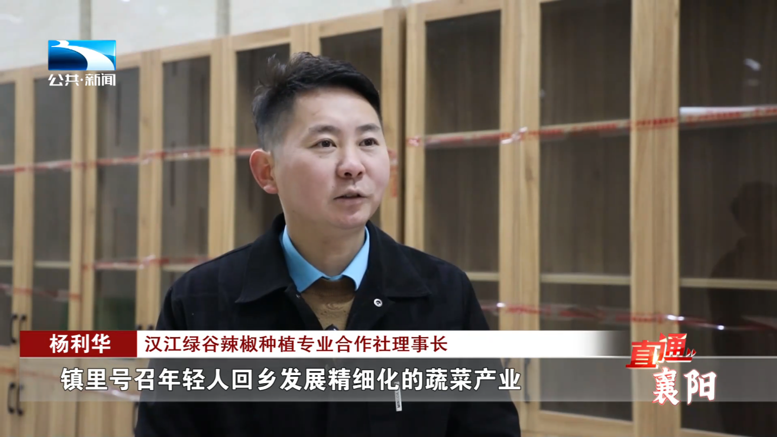 今年34岁的杨利华,是襄阳市襄州区汉江绿谷辣椒种植专业合作社理事长