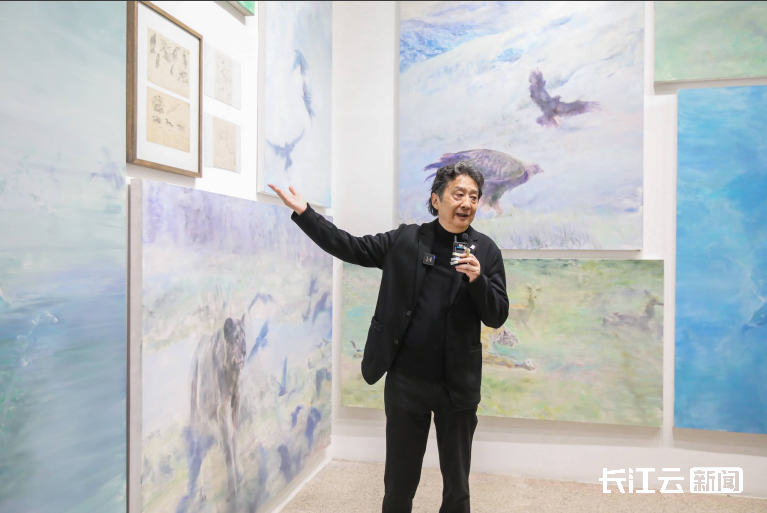 非叙事何多苓的绘画在湖北美术馆开幕