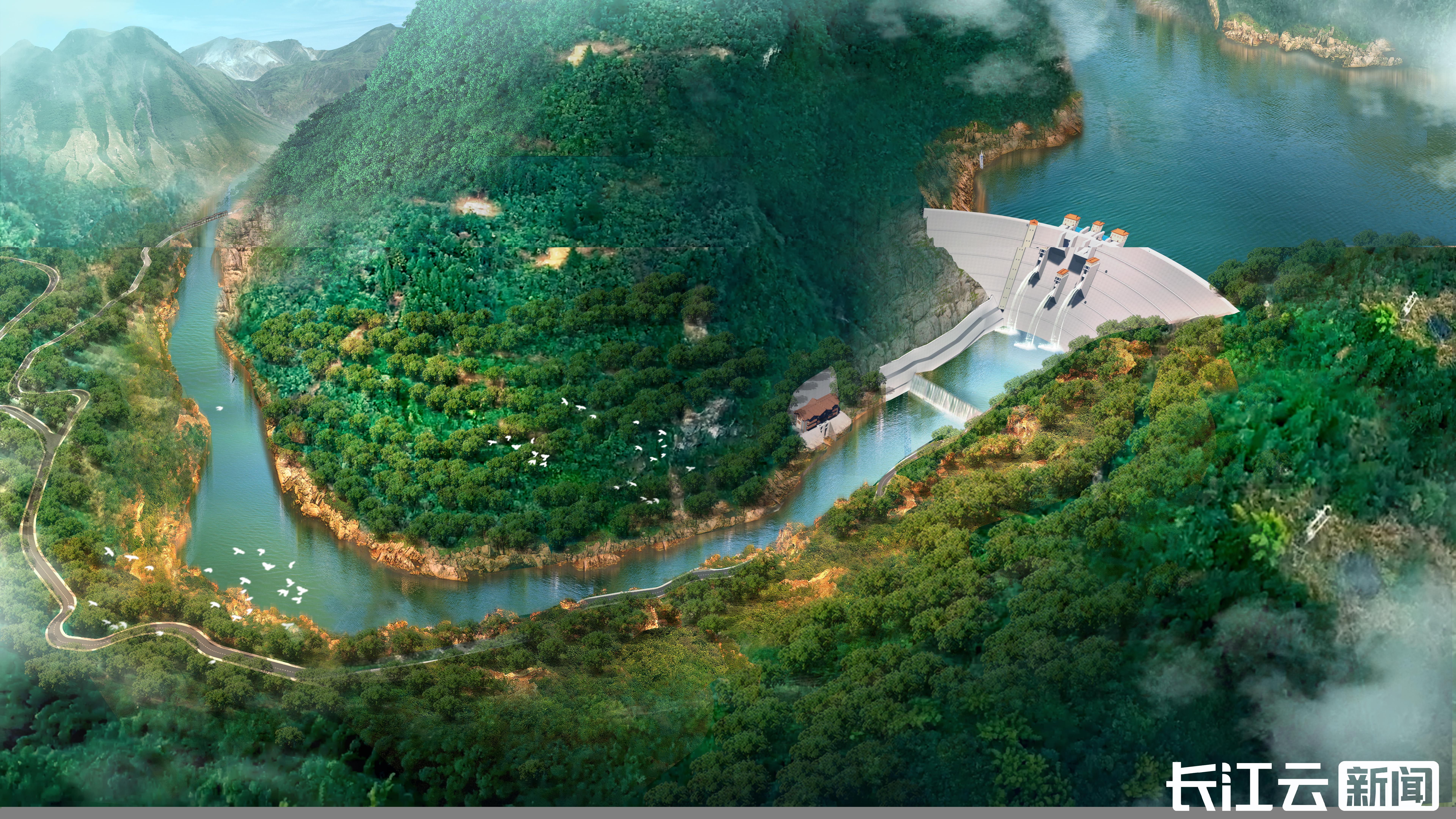 长江流域迎新一轮强降雨 上游水库群已腾容669亿立方米