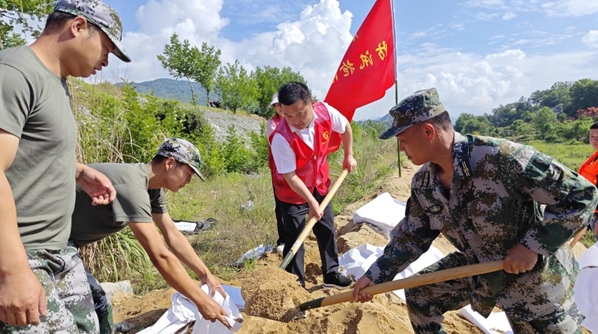 胜利镇开展山洪灾害防御暨防汛应急演练