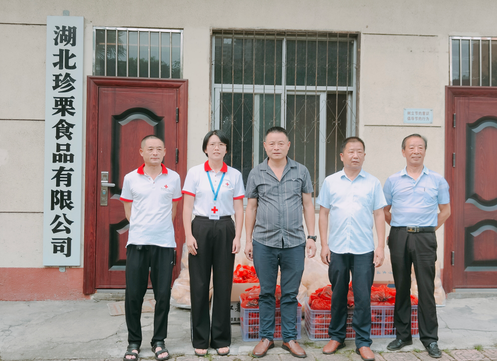 罗田县红十字会开展 “送清凉、送健康”活动