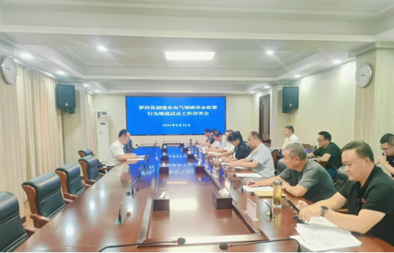 罗田县召开水电气领域涉企收费行为规范试点部署会