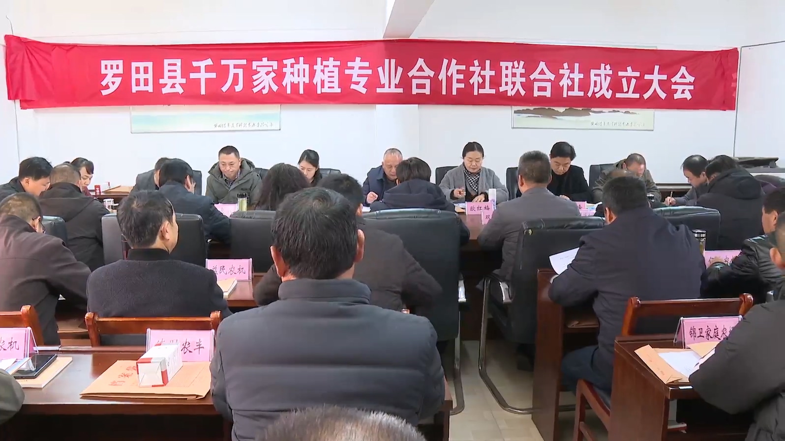 罗田县千万家种植专业合作社联合社成立