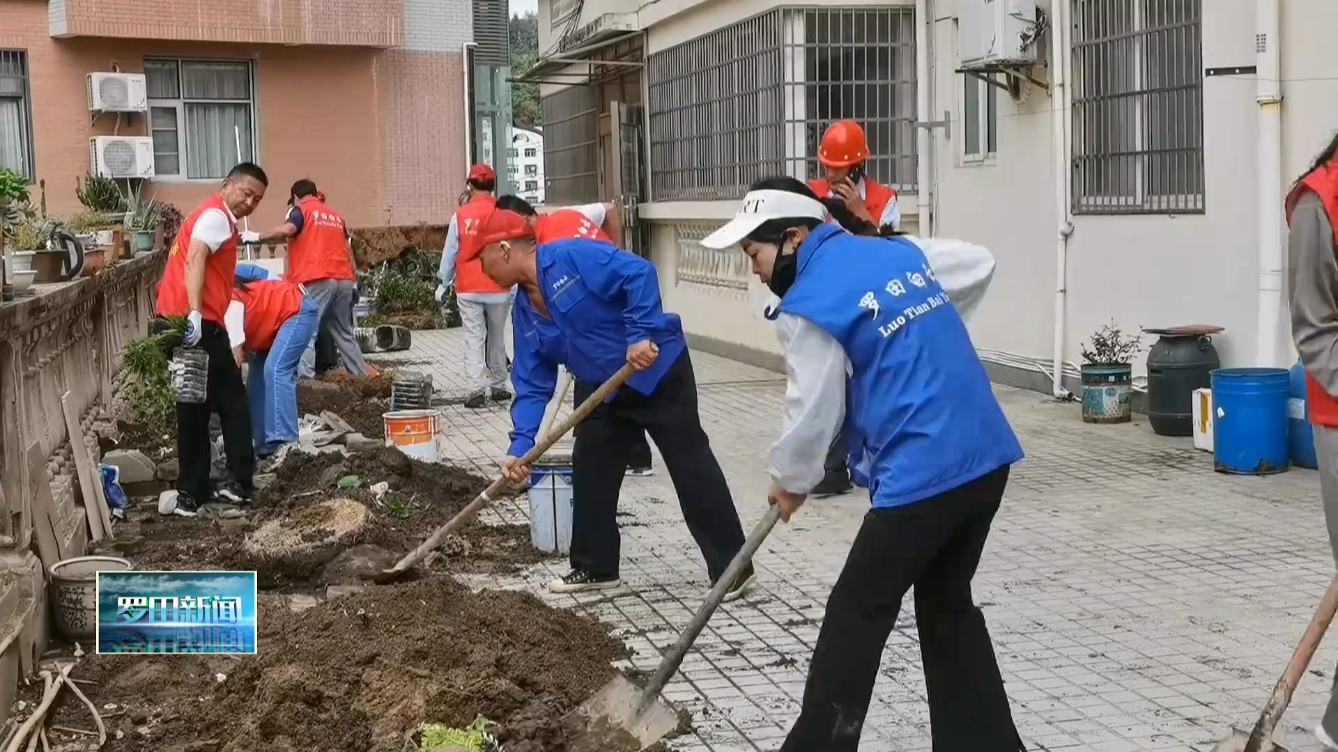 罗田天宝花园小区：三方联动 老旧小区换新颜