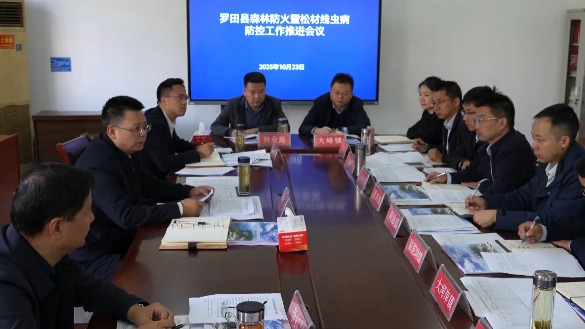 罗田县召开森林防火暨松材线虫病防控工作现场会