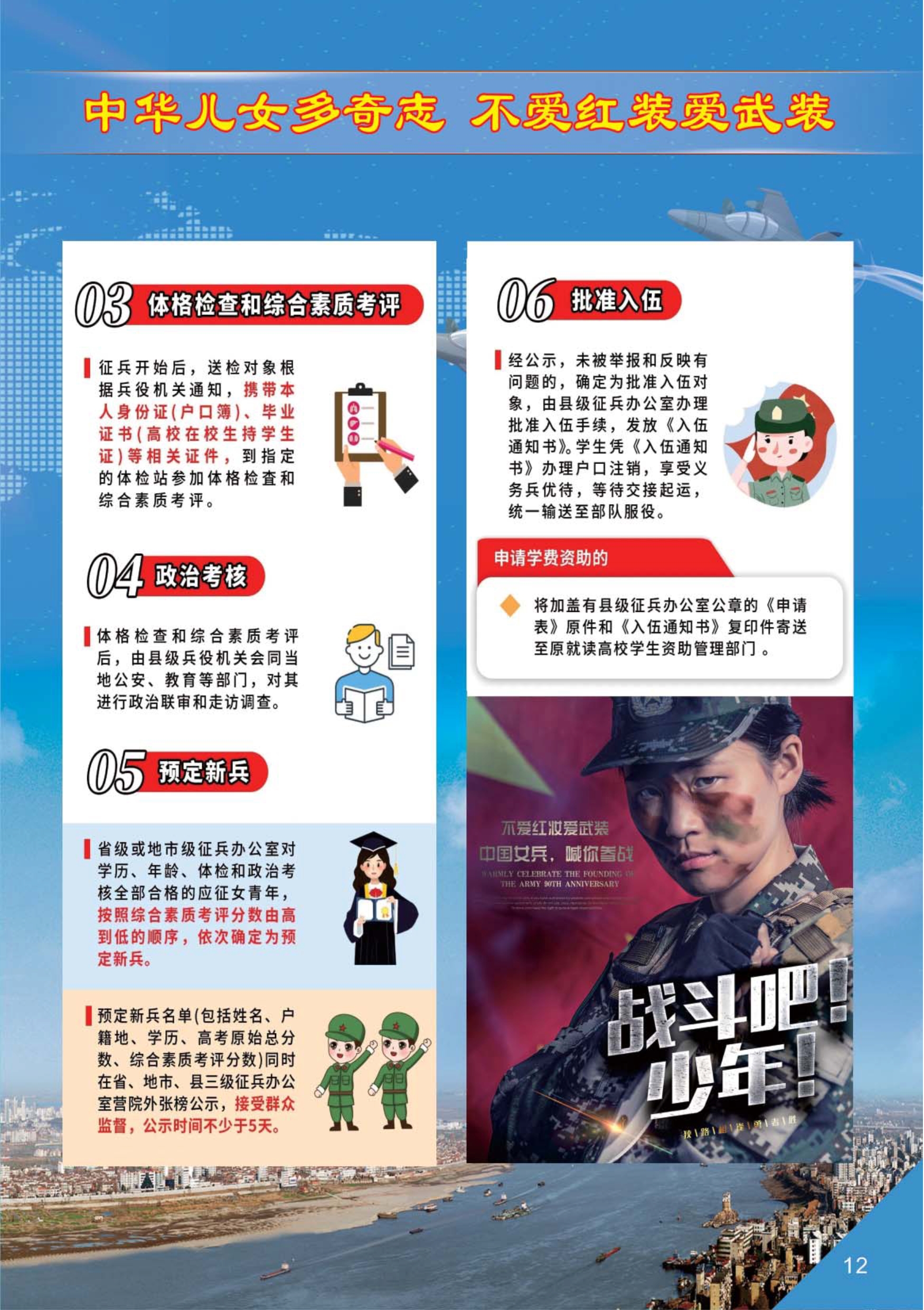 2021年大学生征兵宣传手册