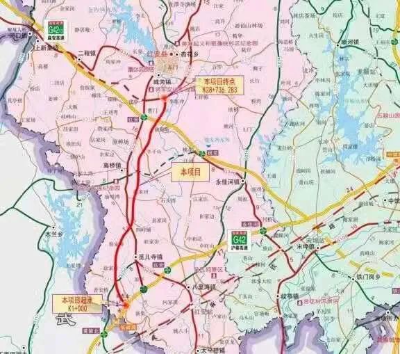 武汉至红安高速公路沪蓉高速红安联络线开工建设