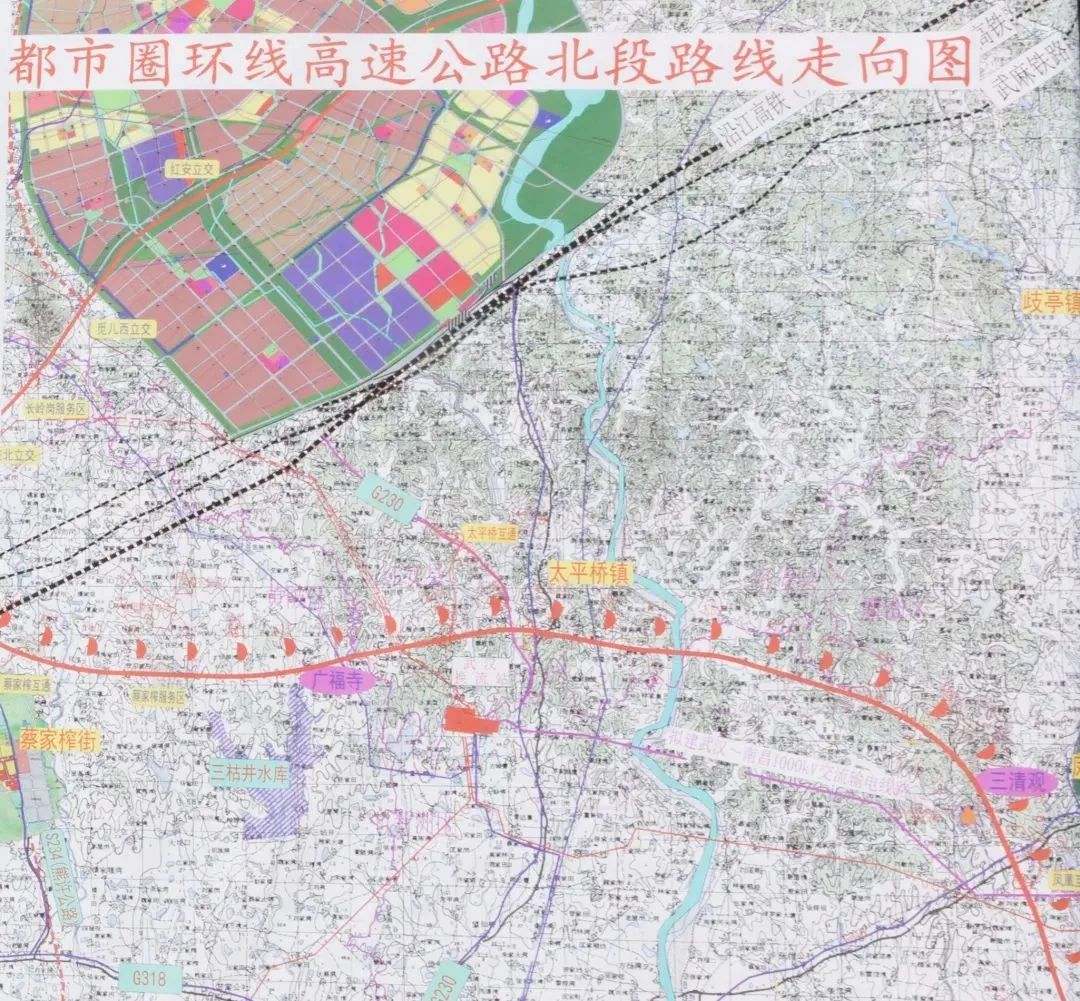 最新规划武汉64红安新增一条铁路