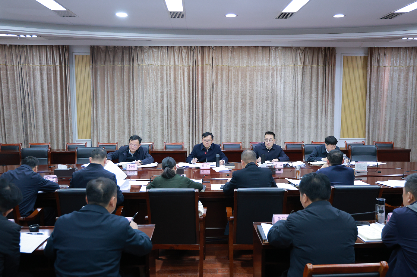 快讯：胡广主持召开红安县“四项工作清单”调度会