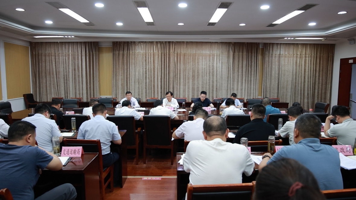 胡广主持召开全县长江大保护生态环境突出问题“起底清仓...