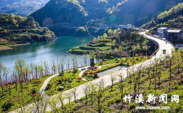 百里三廊百里花兵营镇果廊花飘香