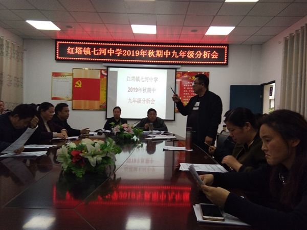 七河中学召开毕业班工作分析会_房县新闻网