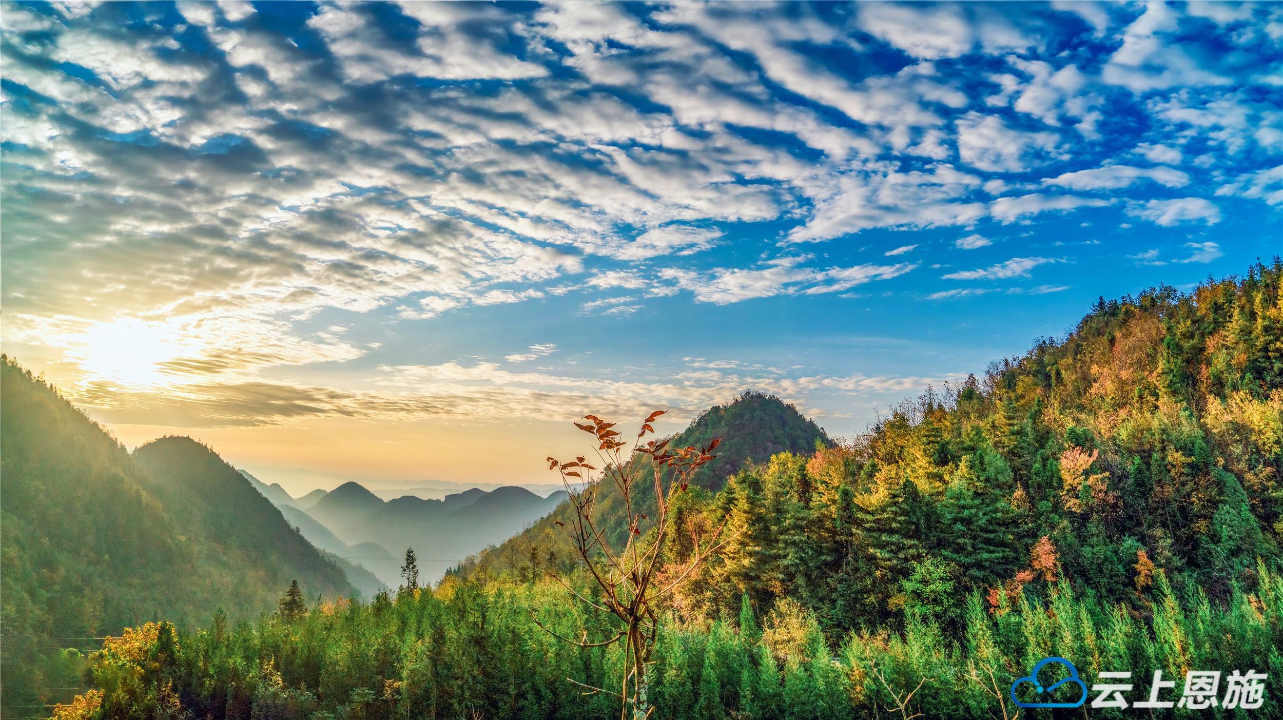 组图寒池利川屋脊上的生态公园