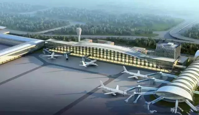 快看竹山飞机场选址初定机场将建成这样