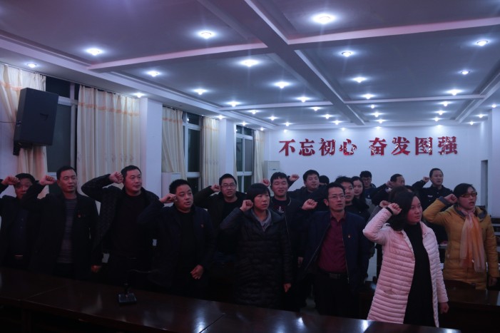 擂鼓镇政府机关党支部开展主题党日活动