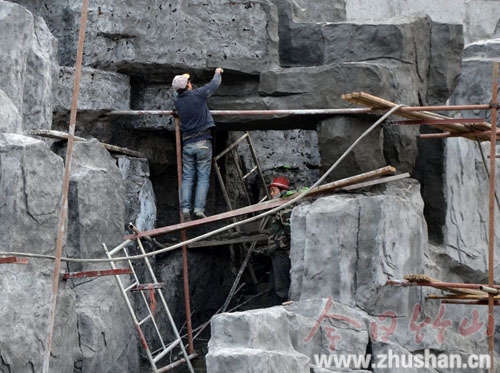 我县在建女性文化博览园 入园大门轮廓初现