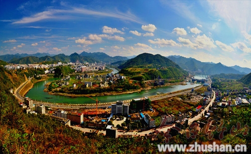 竹山治理堵河拓展城市发展空间十余平方公里