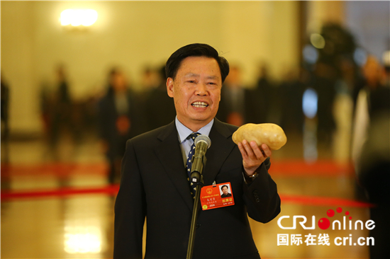  镁锭、土豆等特色产品亮相“代表通道”