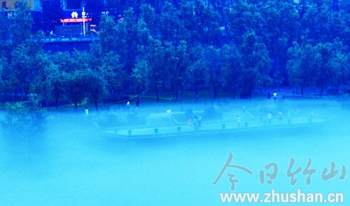 青年林亲水平台投入使用