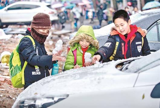 湖北两地积雪深度破1月历史极值 今晚鄂西北等地再降中到大雪