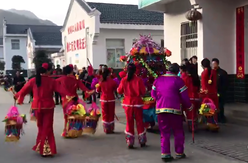 竹坪乡：彩船秧歌齐上阵 民俗文化闹新春