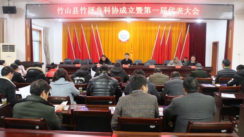 竹坪乡隆重召开科协第一次代表大会