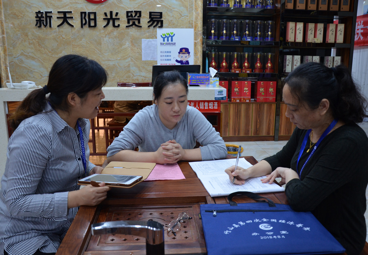 城关镇做好经济普查入户登记工作