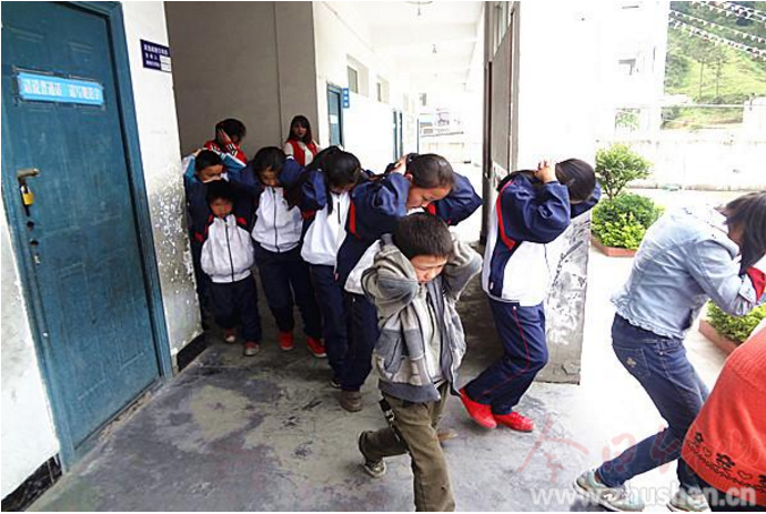 大庙乡：开展防震逃生演练活动