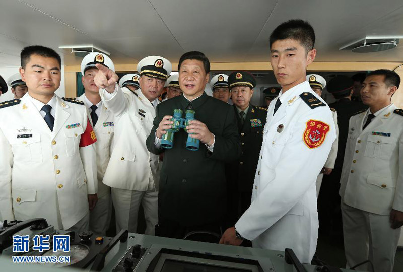 向海圖強春潮涌——習主席關心人民海軍發展紀實