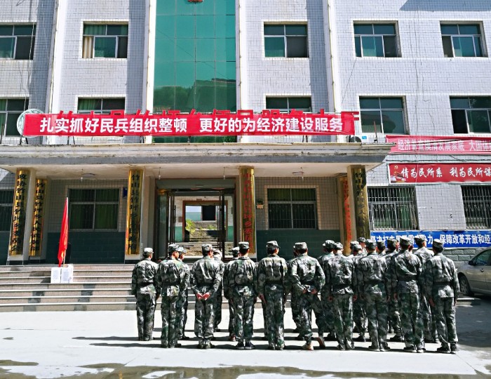 竹坪乡：扎实开展民兵应急排点验工作