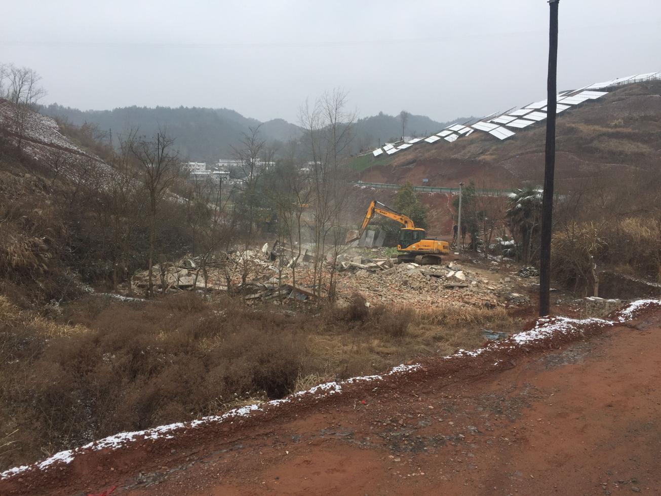 擂鼓镇垃圾中转站正式开工建设