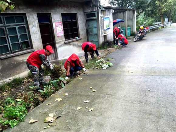 文峰乡开展“美丽清洁乡村”活动