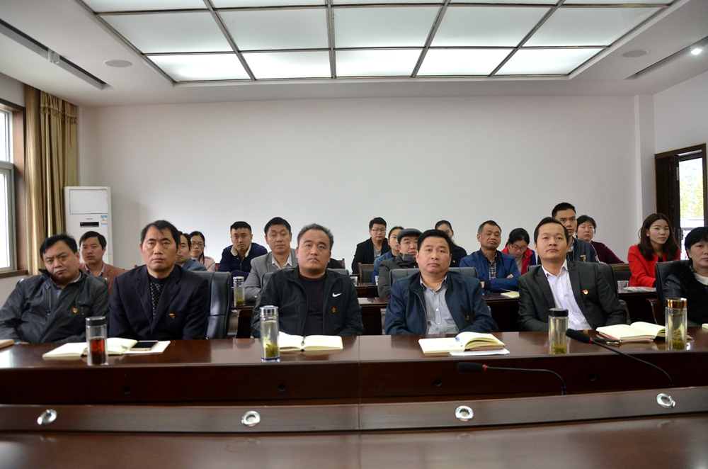 双台乡集中收看“十九大”开幕式