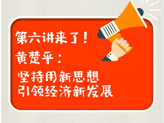 黄楚平：坚持用新思想引领经济新发展