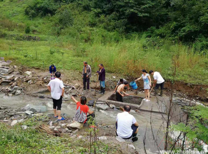 双台乡干群奋力抗灾自救