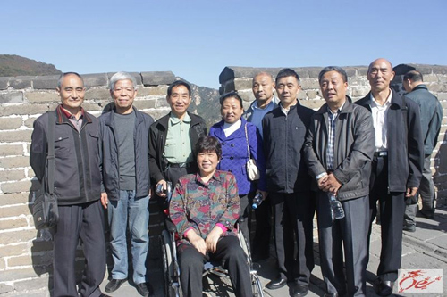 竹山军转干部赴京参加老战友联谊会