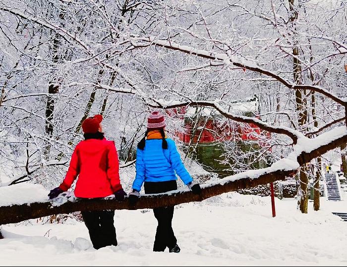 武當山冬雪