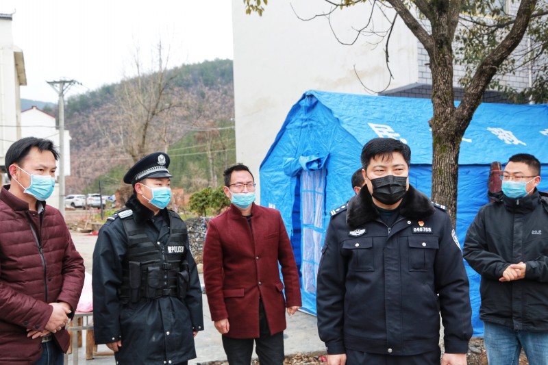 李峰山在秦古镇督导
