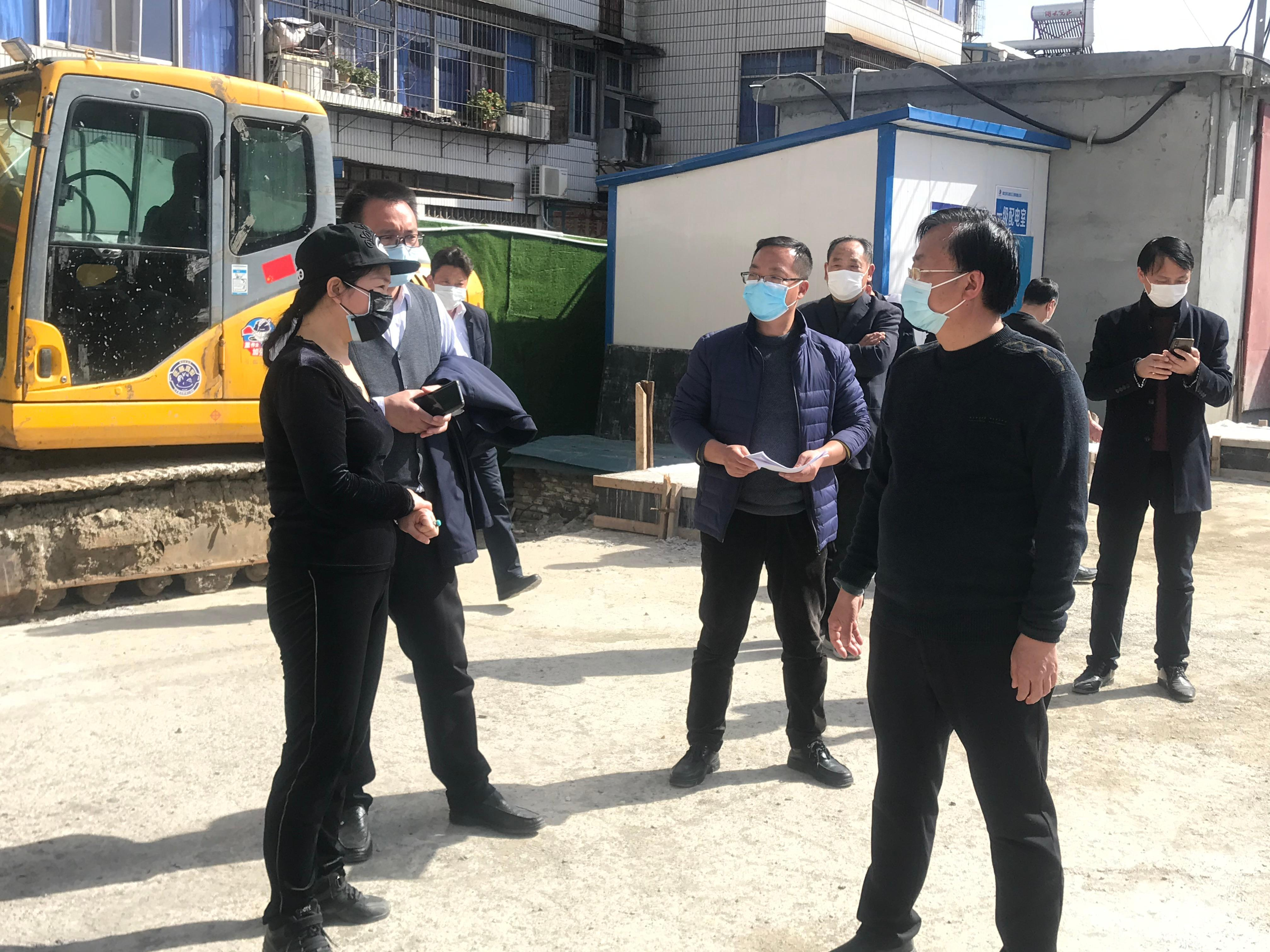 市发改委督导我县重大项目复工开工情况