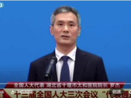刚刚，湖北这位医院院长亮相全国两会“代表通道”​